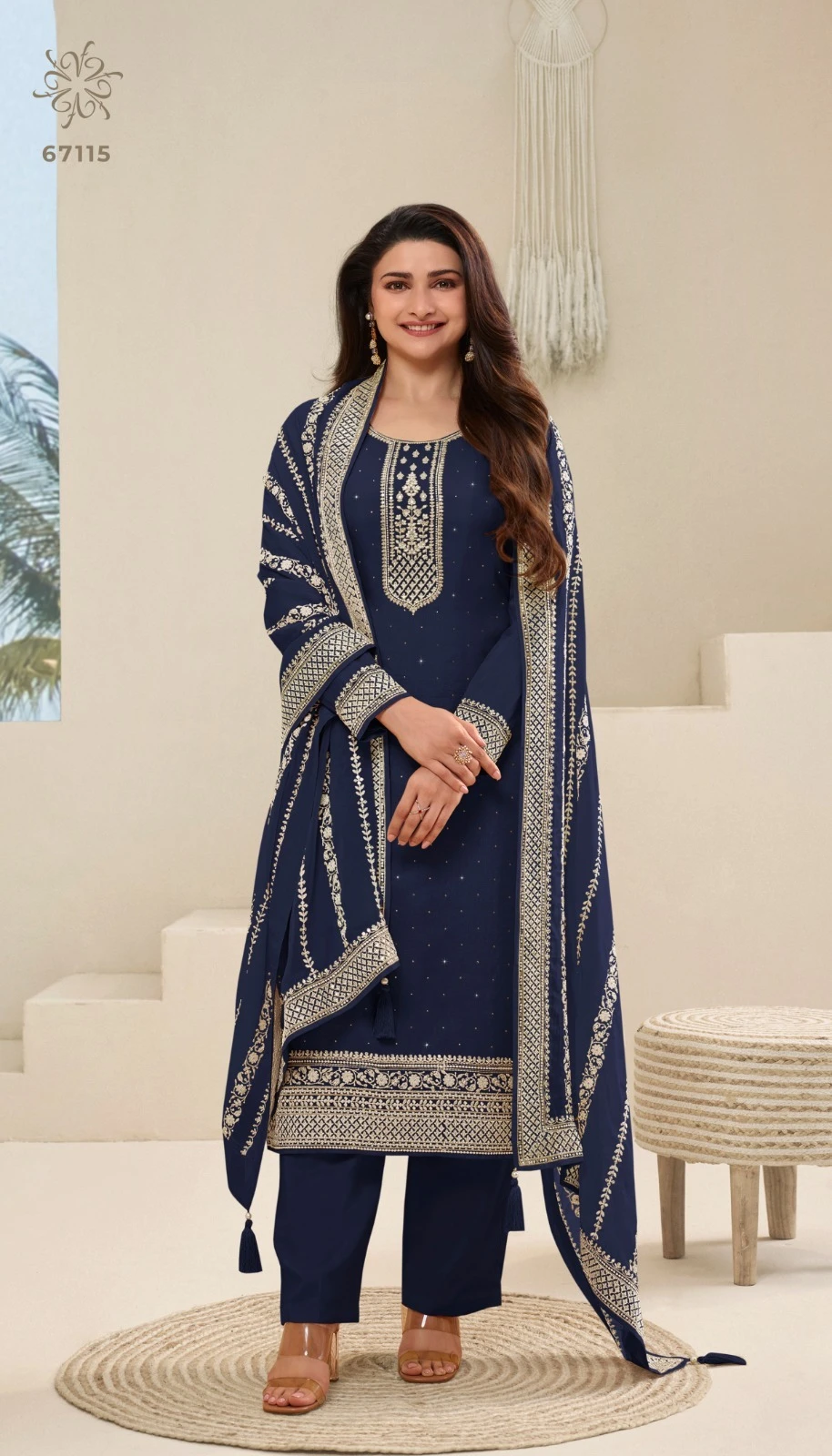 Vinay Parul Colour Plus Dola Wholesale Designer Salwar Suit Catalog — Wholesale Salwar Suits, MPA wholesale from Surat - Gallery Image 3